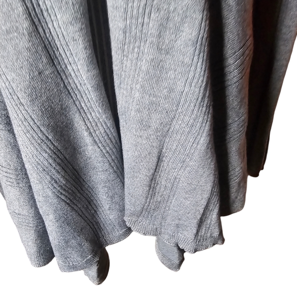 Verve ami women's gray open front long sleeve cardigan size S - Picture 4 of 8